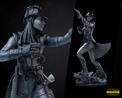 ZAM WESELL Statue Star Wars 3D Bounty Hunter Resin Model Kit
