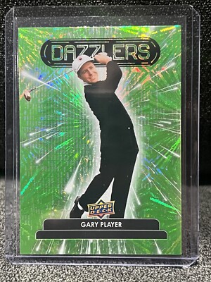 2024 Upper Deck Golf...Gary Player #DZ-10...Dazzlers Green 