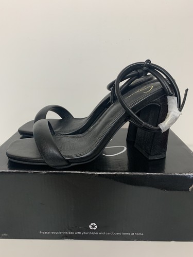 Spurr Rosey Heels Size 6 Black Smooth - Picture 2 of 6