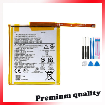 FOR Motorola Moto Z2 FORCE Battery Replacement 2730mAh HD40