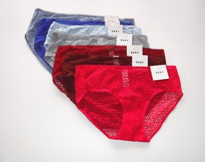 DKNY Modern Lace Hipster Panty DK5014 S, M, L, XL MSRP $13.00 - $14.00 NWT