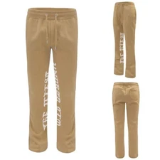 HIGHLY UNDRTD Men's Illest Graphic Print Stack Sweat Fleece Jogger Pants UF3203