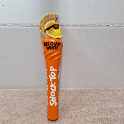 Shock Top Belgian White 12'' Beer Tap Handle.