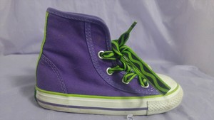 purple infant converse