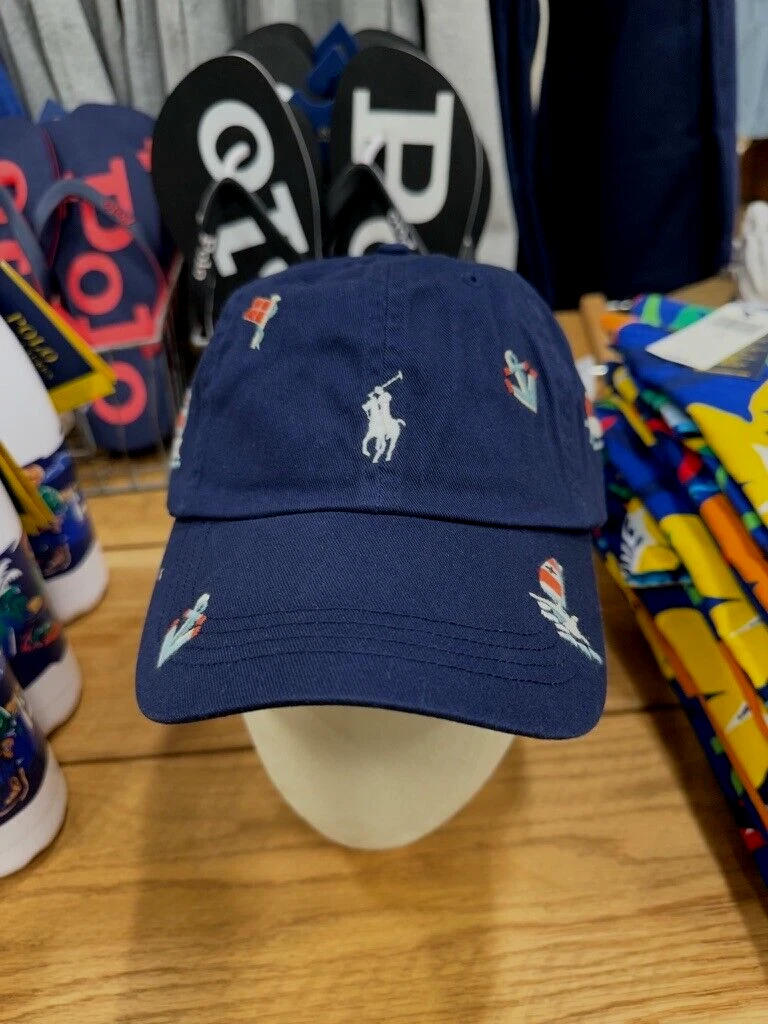 Blue ralph sales lauren cap