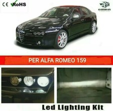 KIT LED H7 ALFA 159 BRERA SPIDER LENTICOLARE 6000K CANBUS ANABBAGLIANTI 360°