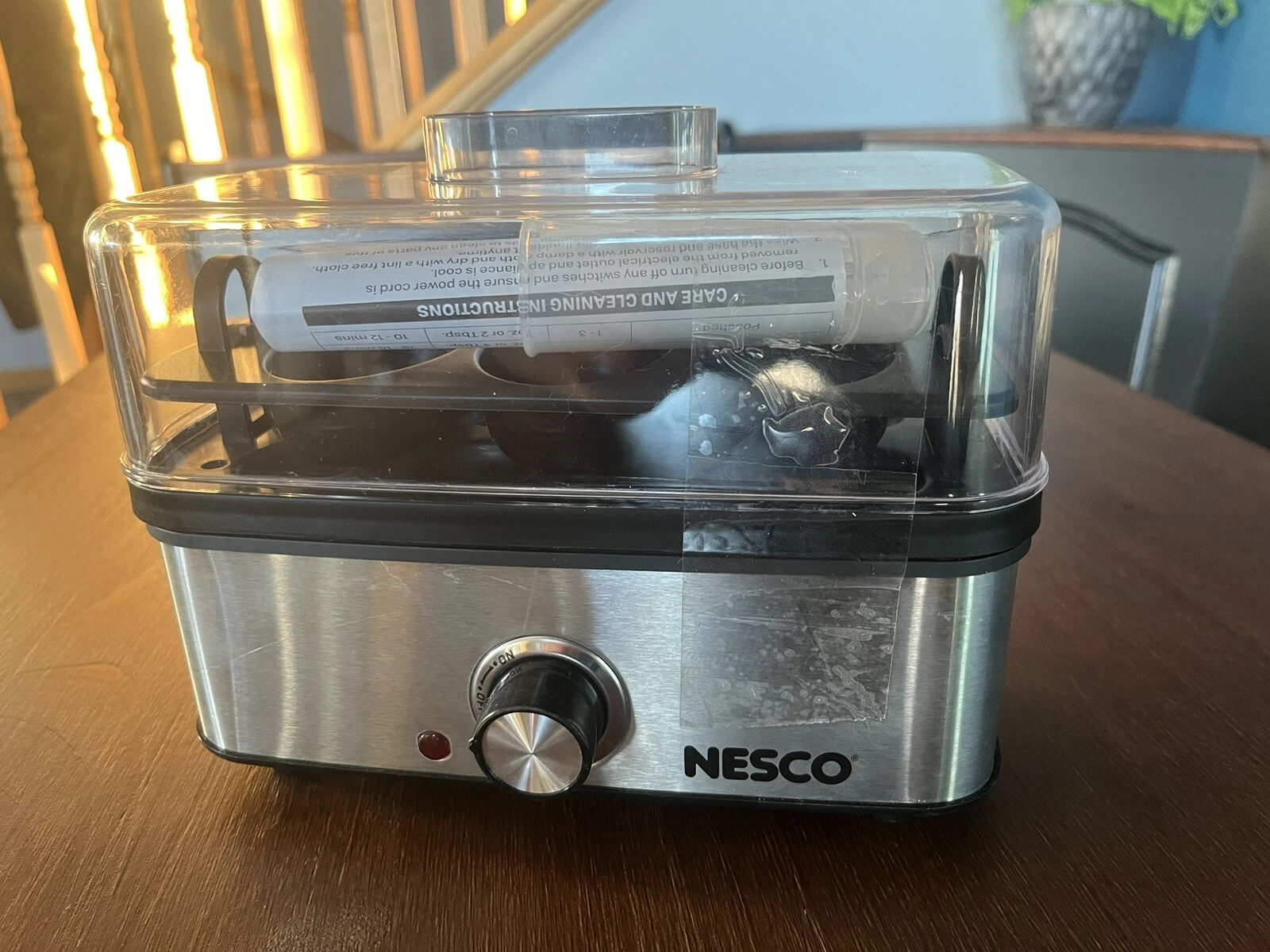 Nesco EC-10 Egg Cooker, Stainless Steel, Silver