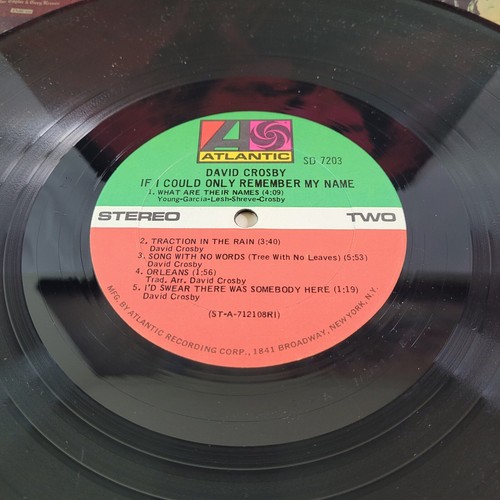 DAVID CROSBY, IF I COULD ONLY REMEMBER MY NAME LP - ORIGINAL PRESS - Picture 5 of 9