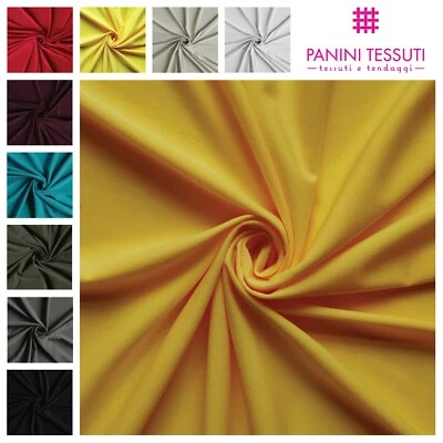 Tessuto JERSEY TINTA UNITA LUX al METRO Abbigliamento ELASTICIZZATO unisex sport