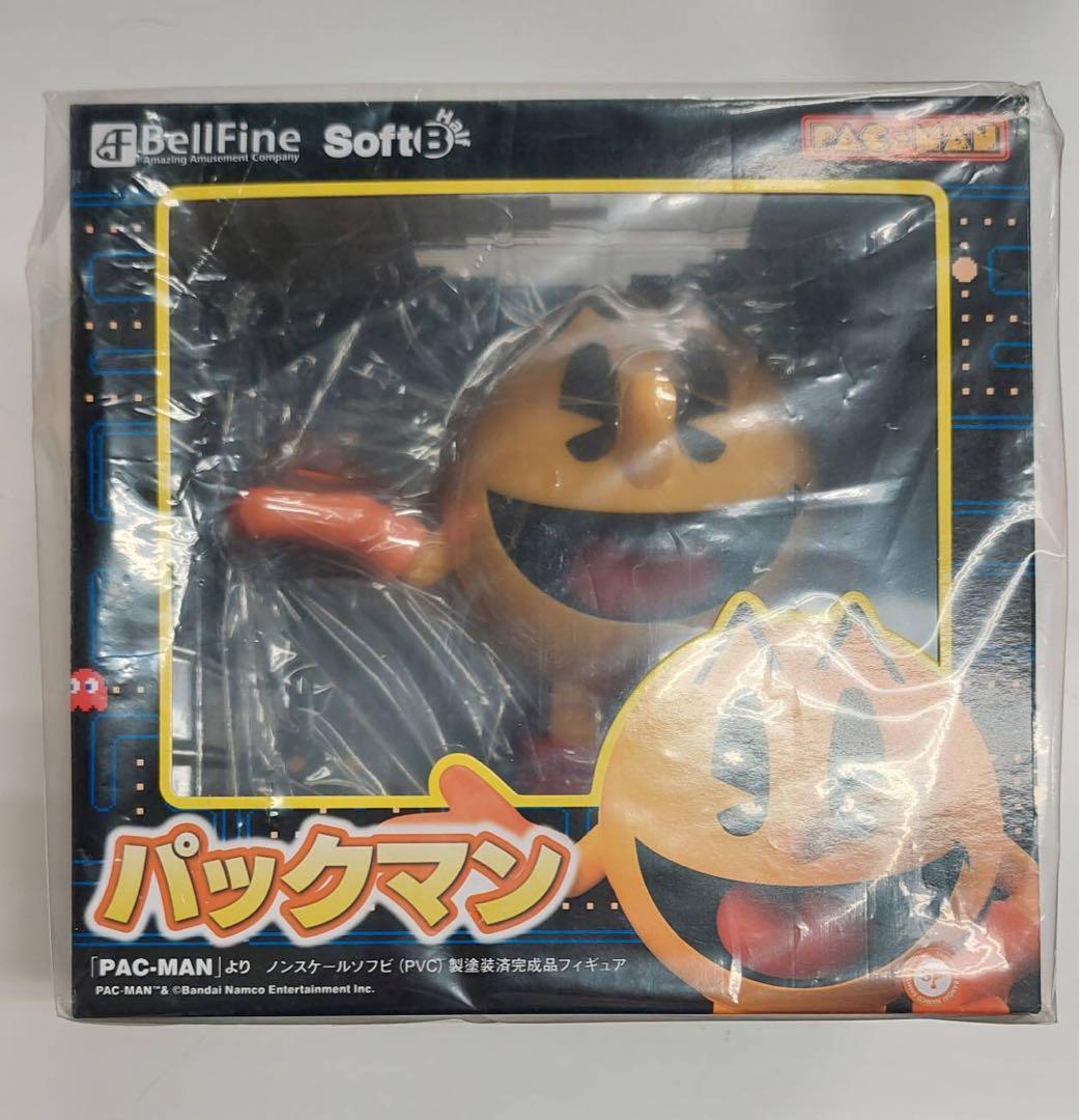 【未開封】ベルファイン SoftB Half パックマン PAC-MAN ノンスケールソフビ製塗装済完成品フィギュア フィギュア｜パックマン｜SoftB Half パックマン