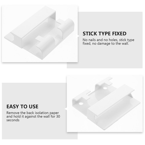 2 Pcs Mobile Phone Charging Stand Wall Mount Cell Mounted Station - 第 6/12 張圖片