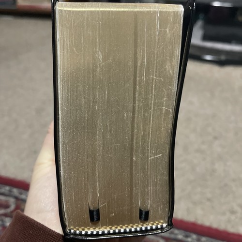 Quad Black LDS Scriptures Holy Bible Book of Mormon simulated Leather 2014 - Imagen 4 de 13