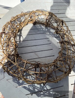 Flower wreath frame, Sympathy wreath,l arge 20 inches, ready to fill with  moss UK