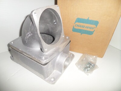  NEW IN BOX CROUSE HINDS AJ47 60A 100A PIN&SLEEVE BACK BOX 1-1/4'' HUB 60/100-Amp
