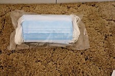 50/100 PCS Disposable Face Mask Non Medical Surgical 3-Ply Earloop Mouth Cover