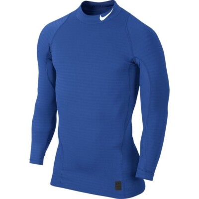 Nike Pro warm Stehkragen royalblau Alter 9-10 Jahre TD121 CC 11