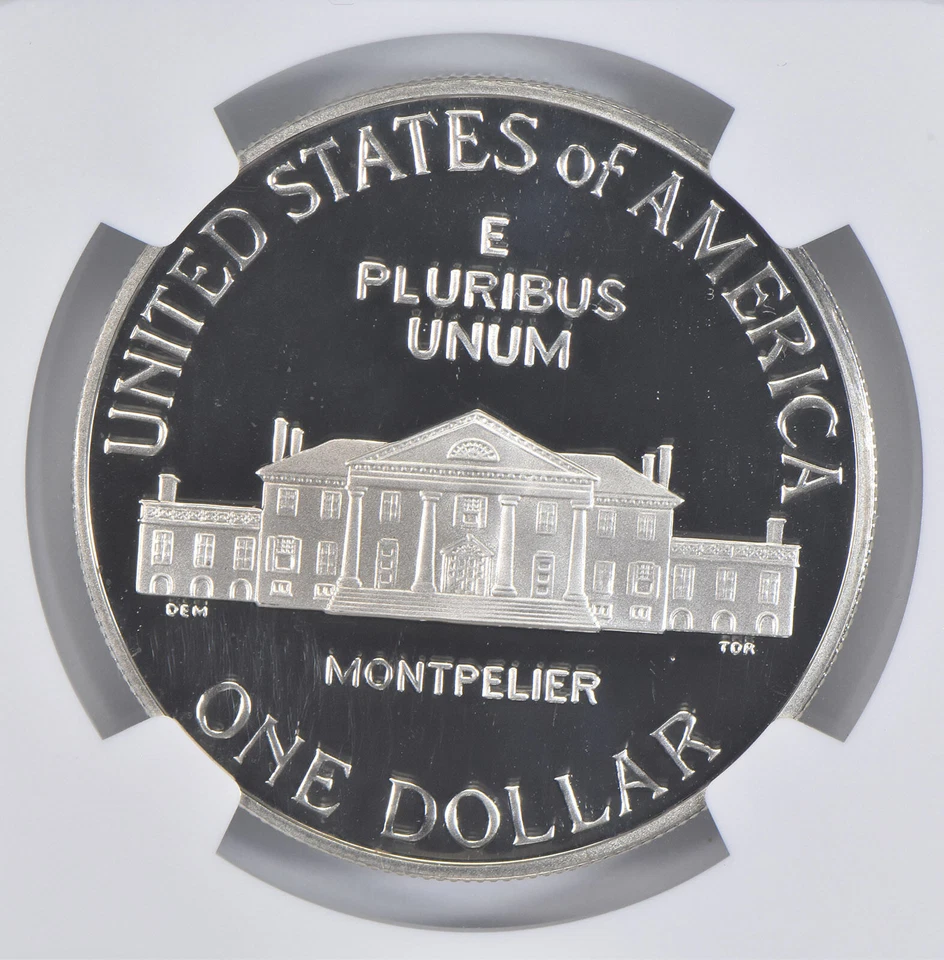 1993 S James Madison Commemorative Proof Silver Dollar NGC PF70 - Image 4 of 4