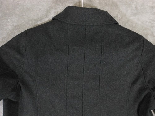 White Stag Coat Womens 2X Wool Blend Long Sleeve Lined Black Casual - Picture 10 of 15