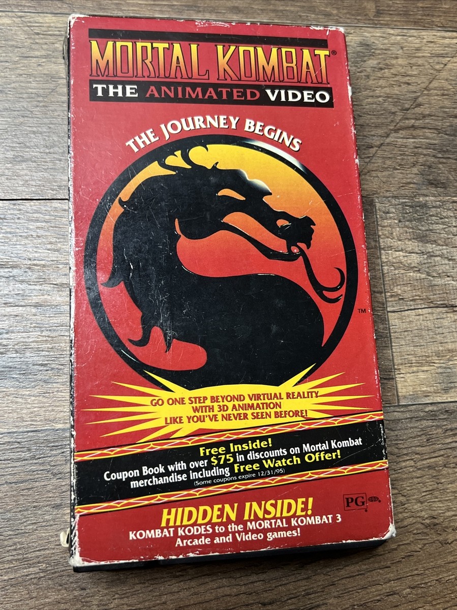 Mortal Kombat The Journey Begins VHS VCR Video Tape Movie Used