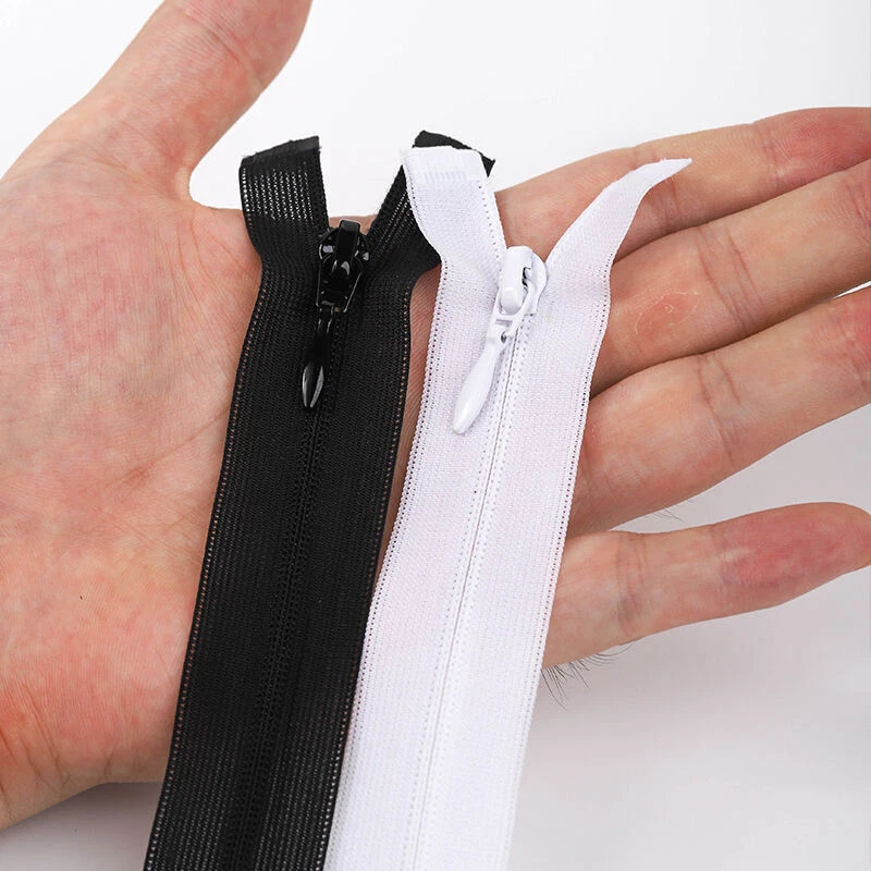 3# Invisible Zippers Open End DIY Nylon Zipper Sewing Clothes Pillow Zip 30-90cm - Image 2 of 4