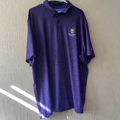 under armor heat gear Men's 2X Bear's Best Las Vegas Polo Shirt employee uniform
