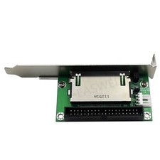 Bootable Adapter PCI Bracket Back Panel Converter Connector 40-Pin CF To IDE
