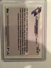 Teoscar Hernandez 2021 Topps Update Series Chrome Baseball ASG-39 All-Star Game