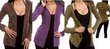 Long Sleeve Open Front Hooded/Hoodie Sweater/Cardigan Shrug Cover-Up