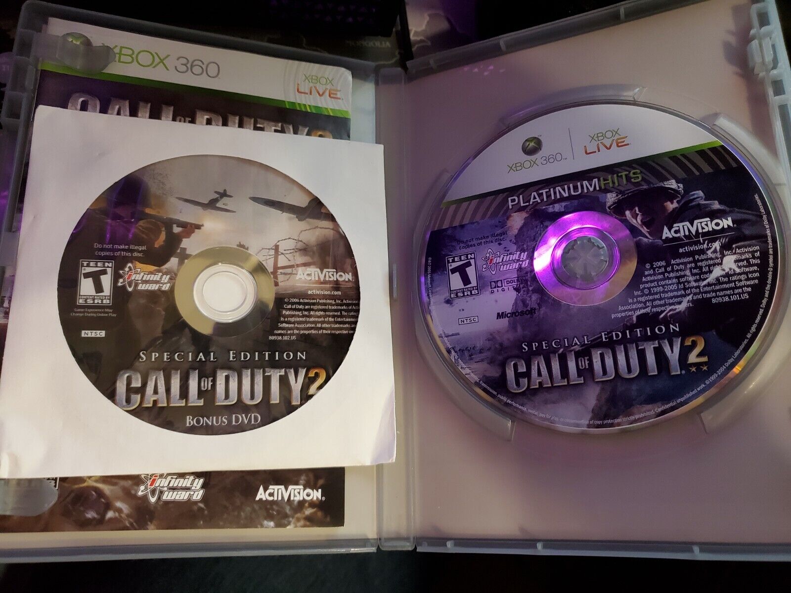 Microsoft XBOX 360 Call of Duty Ghosts Disk 1 Video Game Only @GC