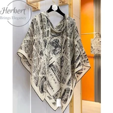 Fashionable D Paris Map Silk Cashmere Scarf Women Winter Wrap Shawl