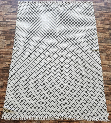 Vintage Handmade Traditional Lovely Moroccan Kilim Floor Rug Carpet 166x117 cm