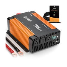 Ampeak 2000W Inverter, Car Power Inverter 12V to 120V, 89.37 High Efficiency...