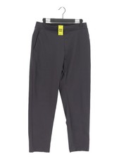 Uniqlo Women's Suit Trousers M Grey Other with Polyester Straight Dress Pants