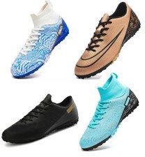 Boys Girls Kids Teenagers Comfortable Firm Ground/Astroturf Football Boots