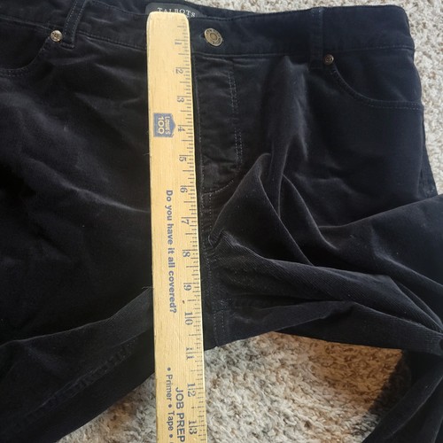 Talbots Corduroy Pants Womens 14P Petite Black Straight - Picture 4 of 7