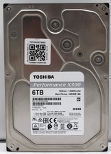 Toshiba Performance X300 6TB HDWE160 3.5" SATA HDD *USED/WIPED*