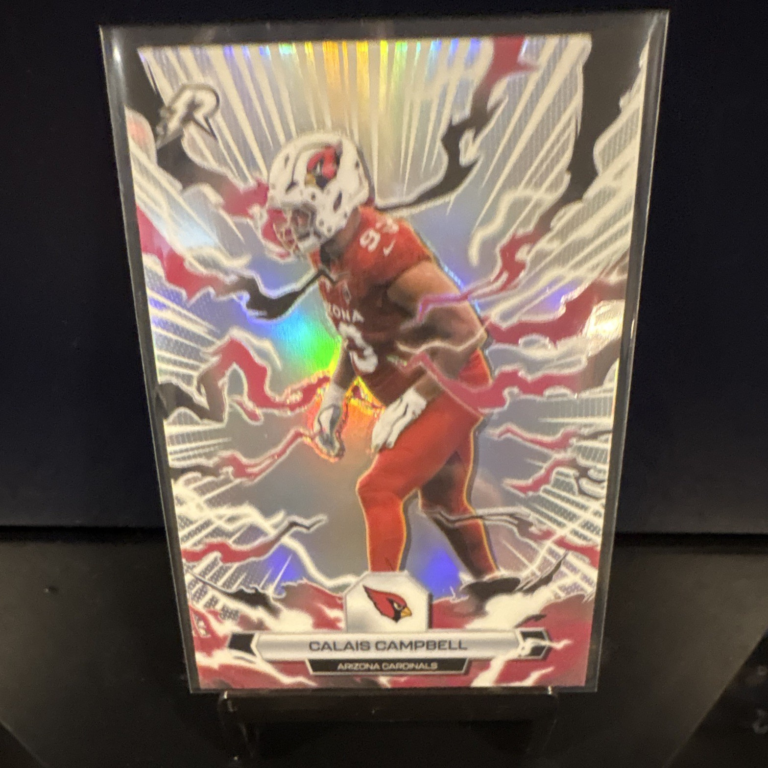 2025 Topps Calais Campbell Arizona Cardinals Football Refractor #3 Card