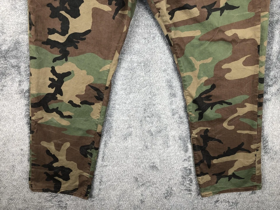 Calça Polo Ralph Lauren Masculina 46x32 Verde Camuflagem Hampton Relaxada Reta Chino - Imagem 4 de 4