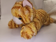 Aurora Cat Plush World Mini Flopsie Ginger Orange Stripe 8" Stuffed Animal Kitty