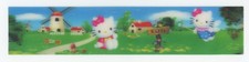 Hello Kitty Custom-made Lenticular 3-D Picture 9 by 2 inches Great 3-D!