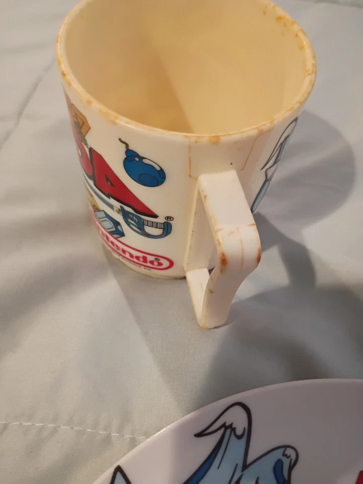 Nintendo Legend of Zelda Vintage Plate and cup 1989 Peter Pan Industries - Image 4 of 4