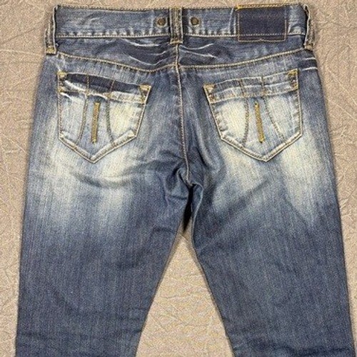 Fornarina Womens Low Rise Slim Straight Jeans Blue Medium Wash Size 29 Italy image 5