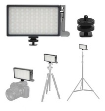 RGB Video Light, Built-in 12W Rechargeable Battery LED Video Light