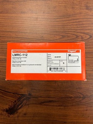 LMRC-112 Wattstopper DLM Dimming Room Controller 2-Relay, 0-10V, 10A, White