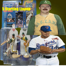 MLB Starting Lineup Classic Doubles Reggie & Jim Hunter by Kenner + 4 More