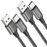 Usb C Kabel [2Pack 2M] 3.1A Ladekabel Usb C Schnellladekabel Nylon Usb C