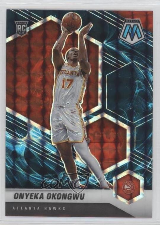 2020-21 Panini Mosaic Rookie Genesis Mosaic Prizm Onyeka Okongwu #225 Rookie RC