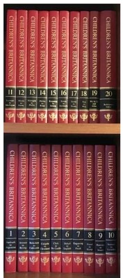 Children's Britannica Complete Set Volumes 1-20 Vintage Hardback Books (1988)