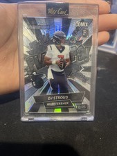 2023 Wild Card Alumination Comix CJ Stroud Playoffs Black Silver Rainbow RC #/25