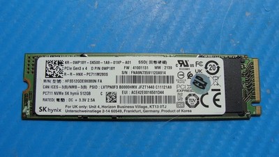 Dell 5420 SK hynix 512GB NVMe M.2 SSD Solid State Drive HFS512GDE9X080N WP18Y